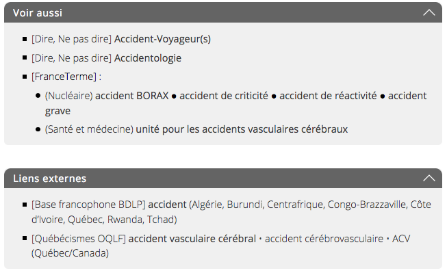 Rubriques Voir aussi et Liens externes en fin d’article Rubriques Voir aussi et Liens externes en fin d’article