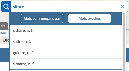 Exemple de recherche avec correcteur d’orthographe (mots proches) Exemple de recherche avec correcteur d’orthographe (mots proches)