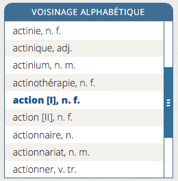 Le bloc Voisinage alphabétique Le bloc Voisinage alphabétique